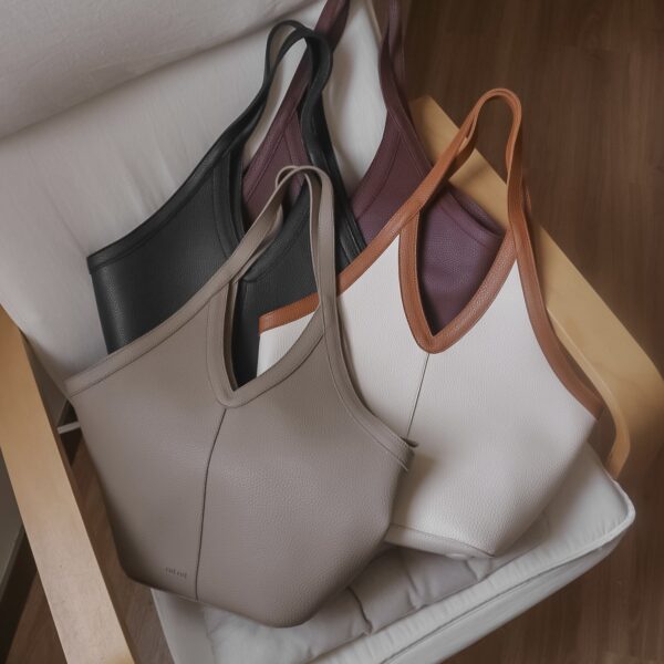 Origami Tote in Burgundy Blossom - Image 5