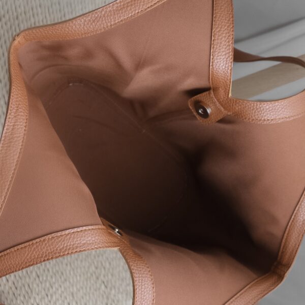 Origami Tote in Vanilla & Chai - Image 4