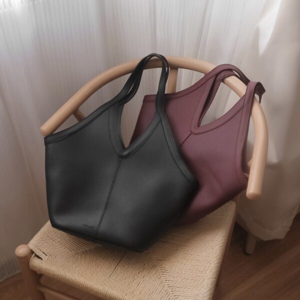 Origami Tote in Burgundy Blossom - Image 4